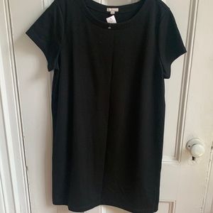 NWT Gap simple black jersey dress